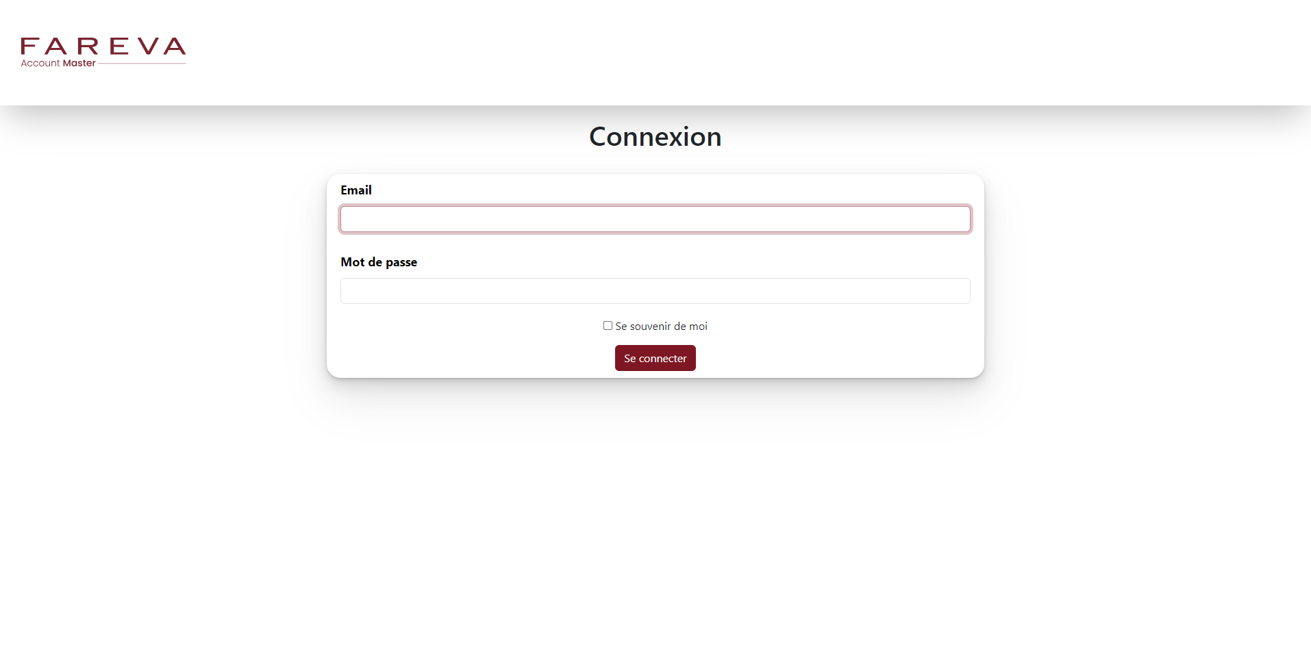 FAM connexion après
