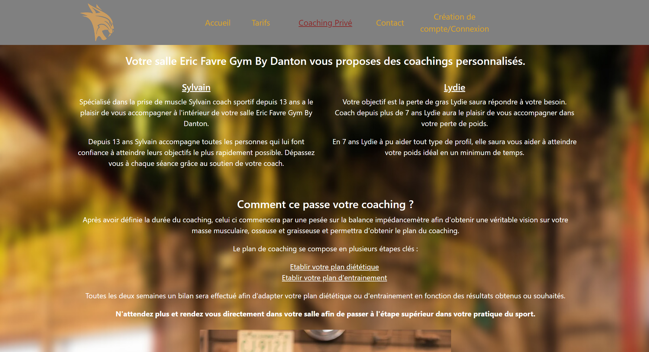 Tarifs EF site